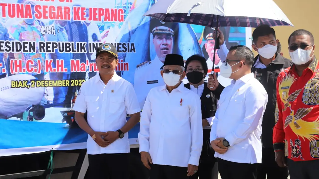 Strategi Menteri Trenggono Dongkrak Ekspor Ikan Tuna Segar dari Biak