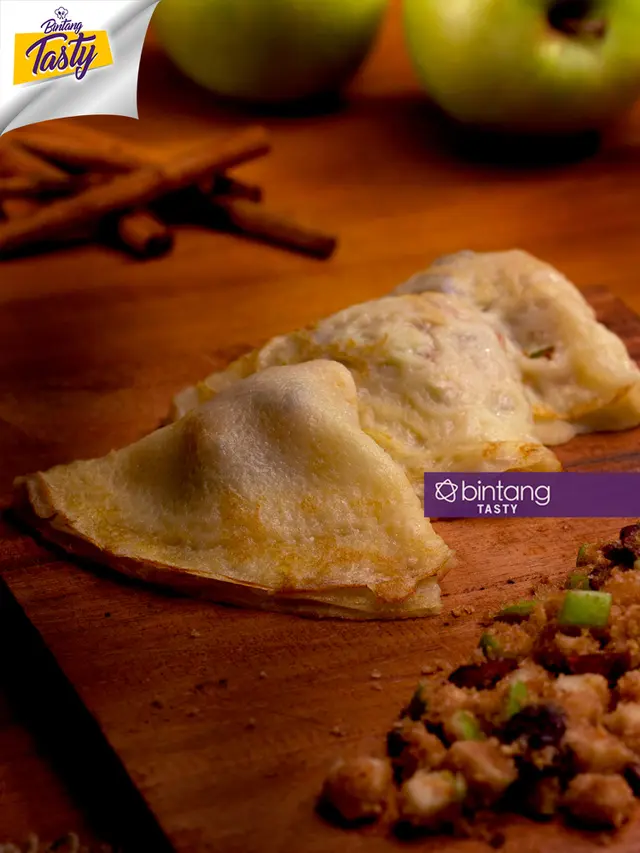 [Bintang] Bintang Tasty: Crepes Apple Strudel, Camilan Manis untuk Menemami Hari Libur Kamu