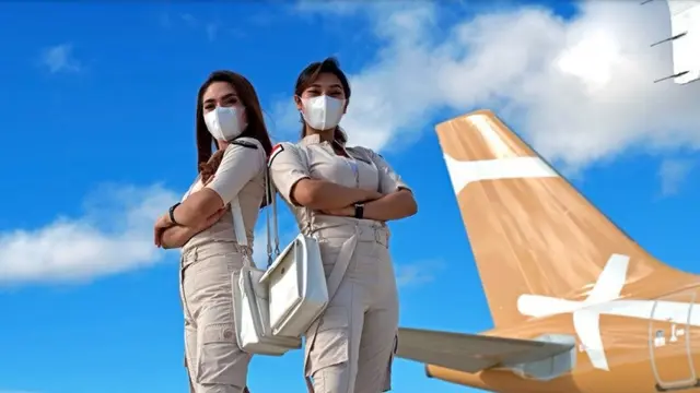 Super Air Jet merupakan maskapai baru asal Indonesia berkonsep milenial
