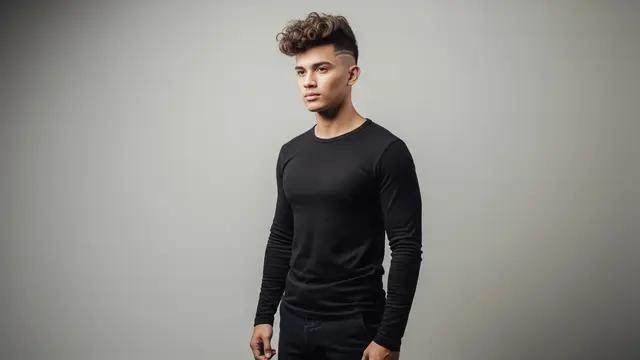 Short Curly Quiff