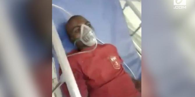 VIDEO: Pria Terus Menggonggong usai Digigit Anjing Rabies