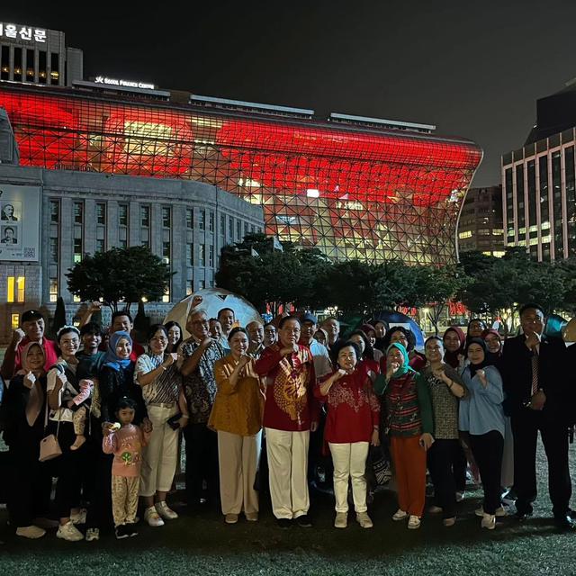 6 Potret Burj Khalifa dan Namsan Tower Seoul Berubah Merah Putih, Curi Perhatian