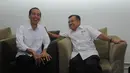 Pakaian yang dikenakan Jokowi dan JK terlihat kompak, keduanya mengenakan kemeja putih dengan celana bahan berwarna hitam Sabtu, (3/5/2014) (Liputan6.com/Herman Zakharia)