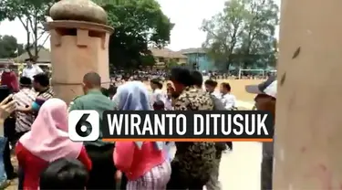 Insiden penusukan Menkopolhukam Wiranto di Pandeglang hari Kamis (10/10) menimbulkan tanda tanya, terkait pengamanan yang diterapkan pada pejabat negara itu. Berikut penjelasan Kapolda Banten, Irjen Tomsi Tohir.