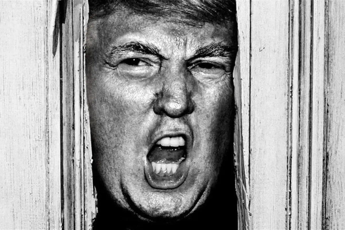 Begini Jika Adegan Film Horror Diganti Wajah Donald Trump