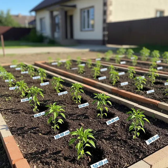 Ide Bedengan Kebun Cabai Sederhana di Halaman Depan Rumah (Image by Gemini AI)
