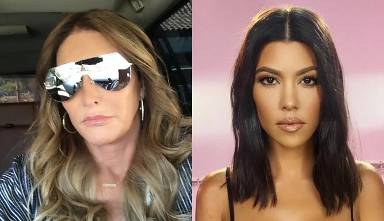 Dalam hubungan yang masih dibilang tidak baik, keduanya hampir saja berpapasan di sebuah restoran yang sama di Los Angeles. (instagram/caitlynjenner/KourtKardashian)