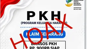 Cek Fakta: Tidak Benar Link Pendaftaran Bansos PKH 2026