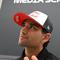 Pembalap Aprilia Racing, Jorge Martin, asal Spanyol, menghadiri sesi media scrum selama Grand Prix MotoGP Jepang di Mobility Resort Motegi, Motegi, Prefektur Tochigi, pada 25 September 2025. (TOSHIFUMI KITAMURA/AFP)