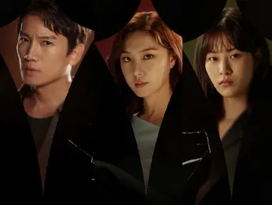 Pemain Adamas, Ji Sung, Seo Ji Hye, dan Lee Soo Kyung. [Foto: Instagram/ tvn_drama]