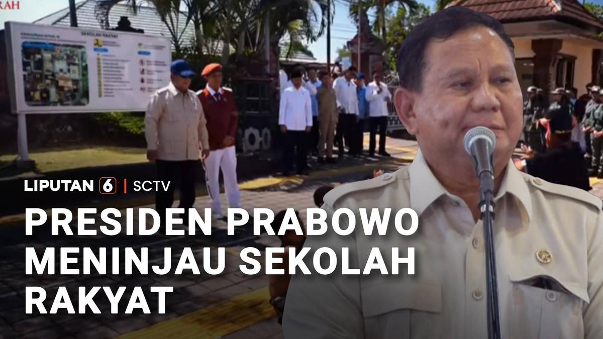 Presiden Prabowo Tinjau Sekolah Rakyat di Bali, Sapa Calon S