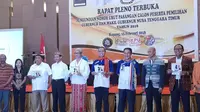 Pasangan calon gubernur dan wakil gubernur di Pilkada NTT 2018 (Liputan6.com/ Ola Keda)