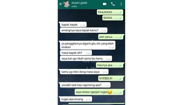 6 Chat Dosen Galak Ini Bikin Tepuk Jidat