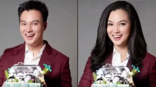 Baim Wong versi Faceapp (TikTok/@tahirrajaplatinum)