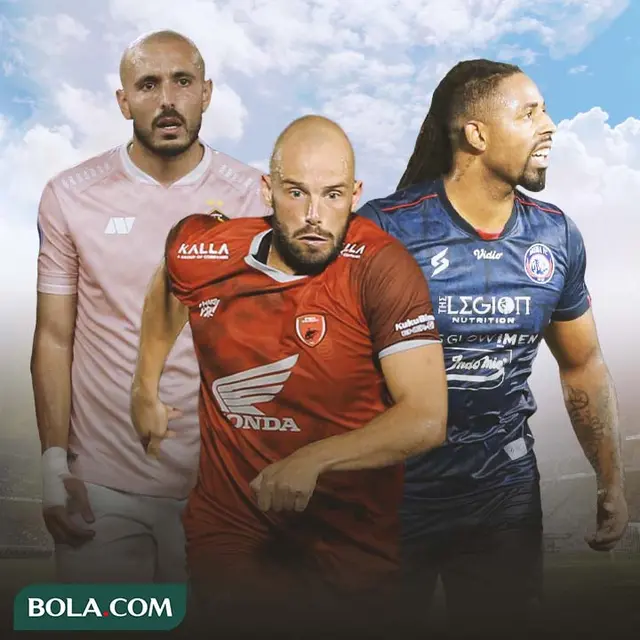 Liga 1 -  Youssef Ezzejjari, Anco Jansen, Carlos Fortes