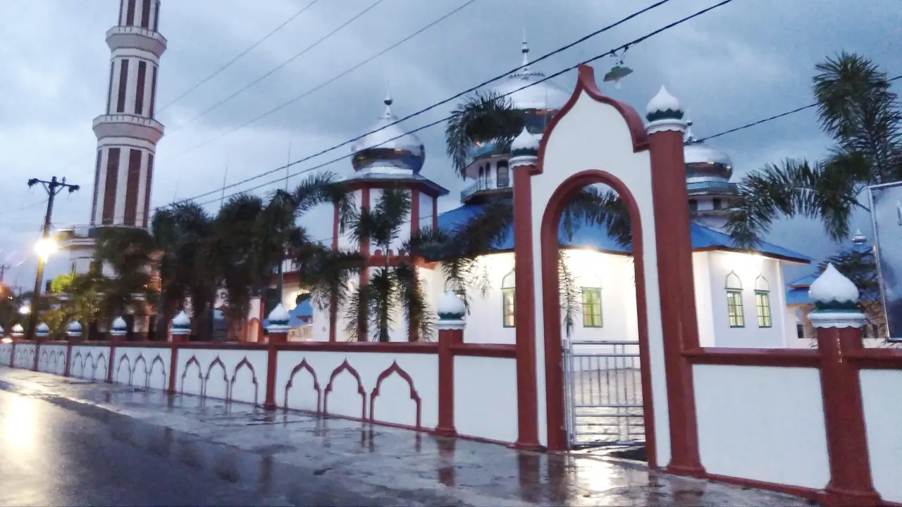 Masjid Abu Habib Muda Seunagan di Desa Peuleukung, Kecamatan Seunagan Timur, Kabupaten Nagan Raya. Liputan6.com/ Rino Abonita.
