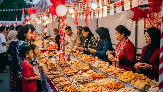 Ide Jualan Bazar 17 Agustus (AI Generated)