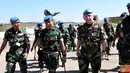 Citizen6, Lebanon Selatan: DFC UNIFIL Brigjen Patrick Phela terkesan dengan profesionalitas dan keramahan Satgas Konga XXIII-F/UNIFIL saat melaksanakan kunjungan ke AOR Indobatt, Lebanon Selatan, Rabu (19/0). (Pengirim:Badarudin Bakri)