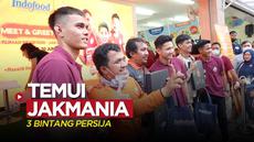 Berita video momen 3 bintang Persija Jakarta yang bertemu langsung puluhan The Jakmania di Jakarta Fair 2022, Kamis (30/6/2022) sore hari WIB.
