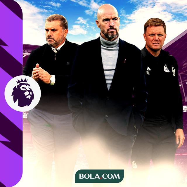 Liga Inggris - Ange Postecoglu, Erik Ten Hag, Eddie Howe