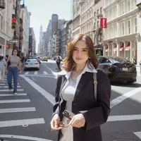 Syifa Hadju saat Berada di New York. [@syifahadju]