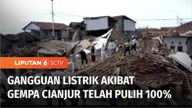 VIDEO: PLN Pulihkan Pasokan Listrik Usai Gempa di Cianjur