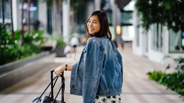 ilustrasi jaket denim