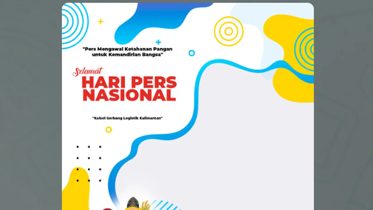 Twibbon Hari Pers Nasional 2025/twibbonize.com