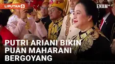 Puan Maharani Joget saat Putri Ariani Bernyanyi