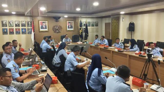 Rapat Ditjen PAS Kemenkumham terkait pencegahan penyebaran Covid-19 di lingkungan Lapas, Rutan, dan LPKA