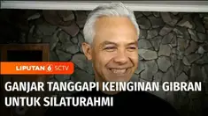 Capres nomor urut 3, Ganjar Pranowo merespons keinginan Wali Kota Solo, Gibran Rakabuming Raka untuk bersilaturahmi dengan tokoh-tokoh politik termasuk peserta kontestasi pilpres lalu. Ganjar menyebut keinginan putra sulung Presiden Joko Widodo itu m...