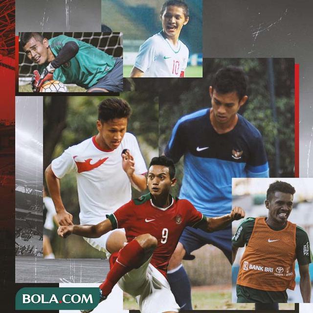 Timnas Indonesia - Syamsir Alam, Maldini Pali, Yandi Sofyan, Alfin Tuasalamony, Muchlis Hadi, Ravi Murdianto