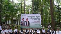 Menteri Kehutanan (Menhut) Raja Juli Antoni memberikan kuliah umum di Universitas Hasanuddin (UNHAS), Makassar, Sulawesi Selatan. (Tim News).