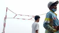 (Peserta lomba merpati kolong Piala Kalapas yang diadakan di Lapak Master, Desa Lambangsari, Tambun Selatan, Kabupaten Bekasi. Foto: Liputan6.com/Bam Sinulingga)