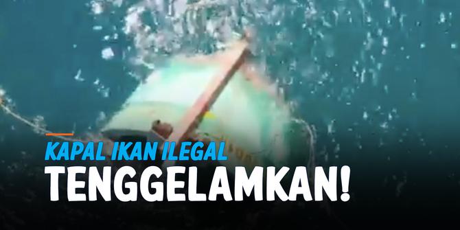VIDEO: Curi Ikan di Indonesia, Dua Kapal Vietnam Ditenggelamkan