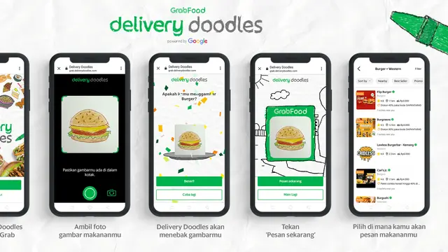 Grab Delivery Doodles