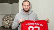 Bayern Munchen resmi memperkenalkan pemain baru mereka, Daley Blind pada Jumat (6/1/2022) dini hari WIB. (Dok. Bayern Munchen)
