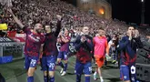 Bologna sukses melaju ke final Coppa Italia 2025 setelah mengalahkan Empoli 2-1 pada laga leg kedua semifinal yang berlangsung di Stadion Renato Dall'Ara, Jumat dini hari WIB. (Michele Nucci/LaPresse via AP)