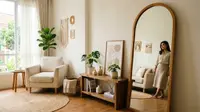 7 Inspirasi Standing Mirror untuk Tampilan Rumah Estetik dan Kekinian