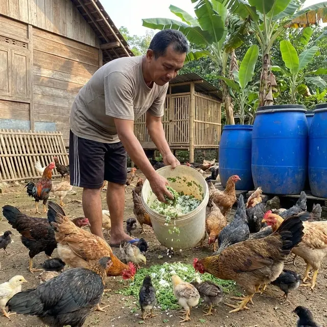 Cara Meramu Pakan Ayam Bebas Pabrik untuk Skala Rumahan