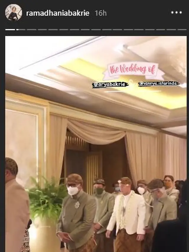 7 Potret Akad Nikah Arya Bakrie dan Vannya Istarinda, Megah dan Usung Adat Jawa