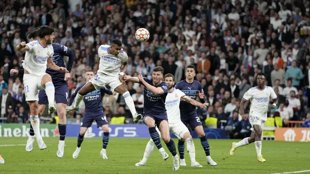 Foto: Mental Juara, Real Madrid Kubur Mimpi Manchester City Tampil di Final Liga Champions