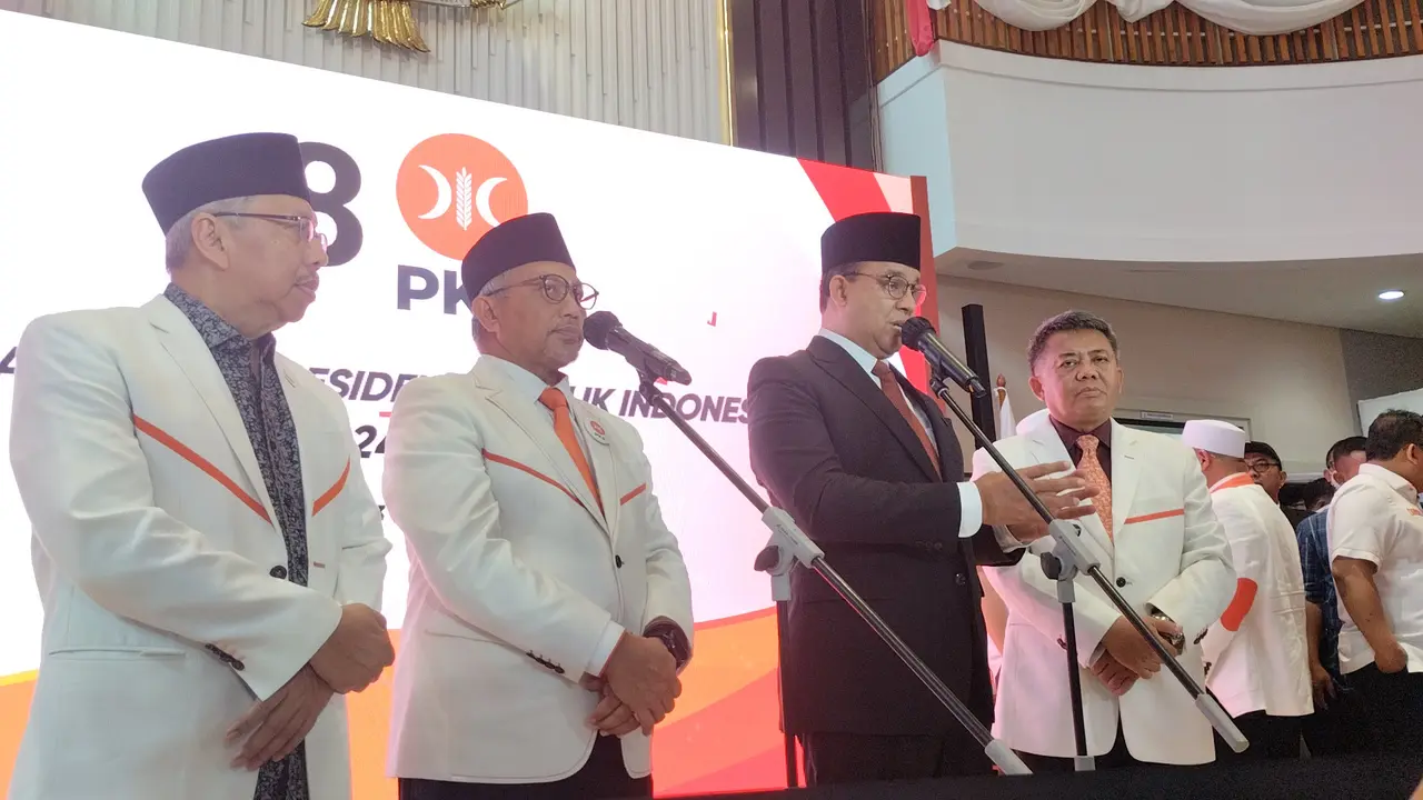 Partai Keadilan Sejahtera (PKS) resmi mendeklarasikan Anies Baswedan sebagai capres di Pemilu 2024, Kamis (23/2/2023).
