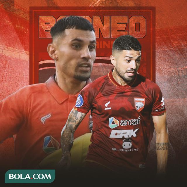 Trisula maut Borneo FC yang bisa menghancurkan PSM Makassar: Stefano Lilipaly dan Jonathan Bustos
