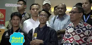 Ario Kiswinar Teguh baru saja selesai menjalani pemeriksaan di Polda Metro Jaya.