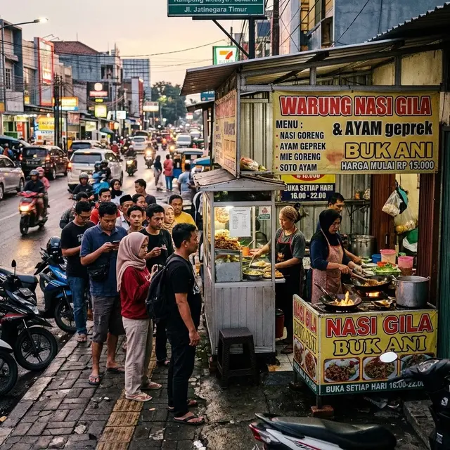 Rekomendasi Tempat Makan Murah di Jakarta Selatan 2026 (AI Generated)