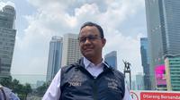 Gubernur DKI Jakarta Anies Baswedan meninjau progres revitalisasi Halte Bundaran HI. (Dok. Liputan6.com/Anies Baswedan)