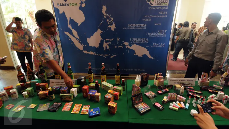 20151130-BPOM Temukan 54 Jenis Obat dan 30 Jenis Kosmetika Berbahaya-Jakarta