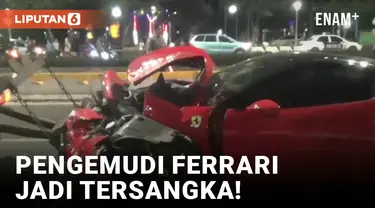 Pengemudi Ferrari yang Tabrak Orang Ditetapkan Jadi Tersangka