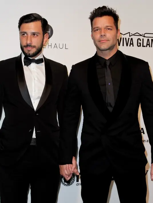 Ricky Martin sendiri mengaku bahwa sudah bertunangan di acara The Ellen DeGeneres Show. (TIBRINA HOBSON / AFP)